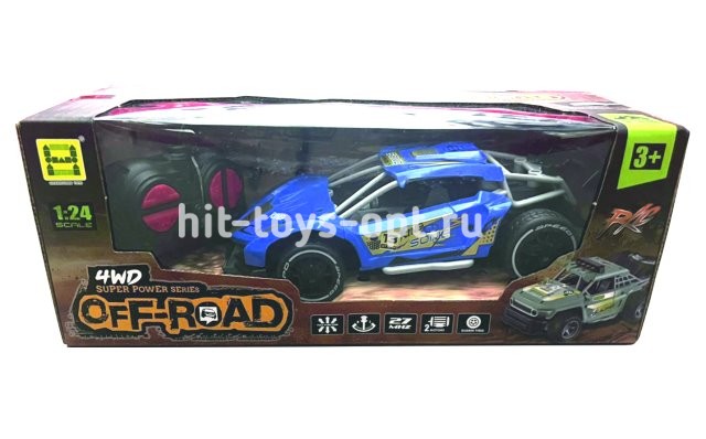 Гоночная машинка Офф роад на РУ аккум, размер 28*11