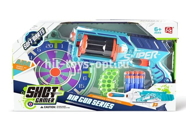 Бластер +дартс+8 мяг пули 47*30