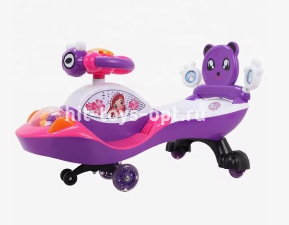 Каталка Everflo Чудо Машинка Smart car (движется за счет вращения руля) 85см+