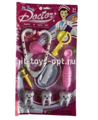 Набор стоматолога на блистере 8 эл, размер 21*37см.