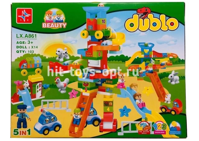 Конструктор Дупло Веселая Ферма 103 дет