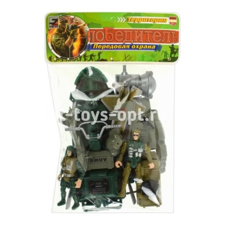 Военный набор с лодкой в пак.