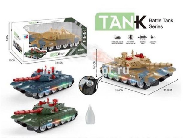 Танк светомузыка + ПАР, размер 34*14