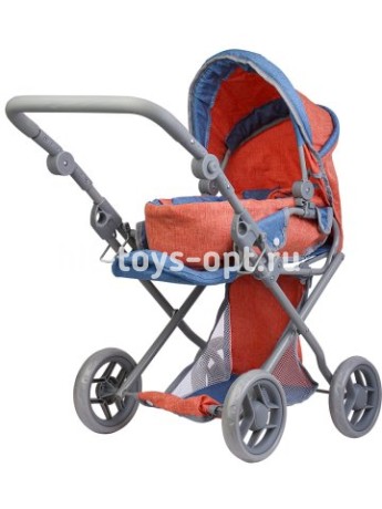 Коляска для кукол (66х36х66см) складывается, в пак