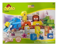 Конструктор Дупло Голубой  слоник 80 дет