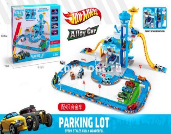 Трек Хотвилс Гонка 4 маш, свет+муз