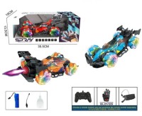 Машина спорт на управл рукой на Ру аккум с паром, размер 35*13