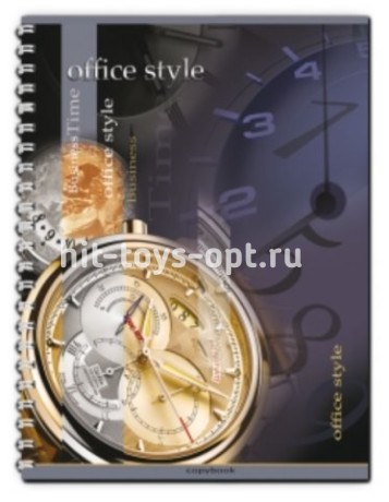 Тетрадь ,"Офисный стиль", клетка , А4 , 80 листов , на гребне, 80Л-3090