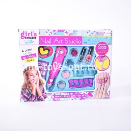 Набор для ногтей + распылитель +трафарет