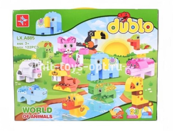 Конструктор Дупло Водопой у реки 122 дет