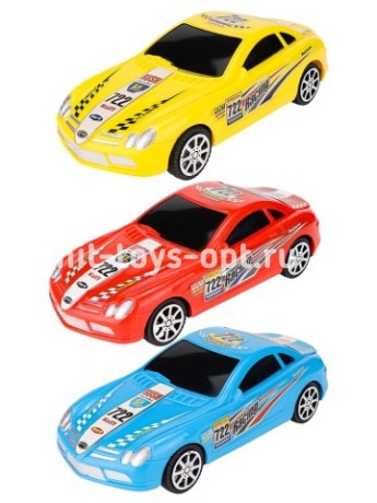 Машинка инерционная (цвет микс, в пакете)