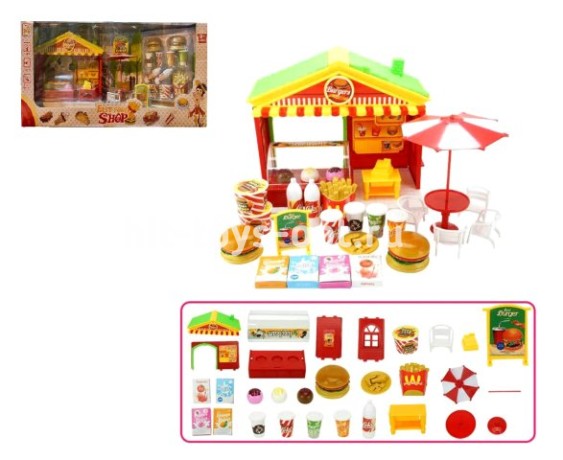 Игровой Набор Продавец Фастфуда, Свет/Звук, 30 дет. размер 59см*26см*17см