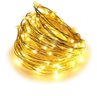 Гирлянда нить  КАПЕЛЬКА РОСЫ с ПУЛЬТОМ прозрачный пров (100м/1000л)с эф.мерцания,в туб т/бел