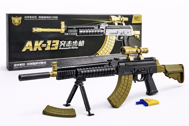 Автомат АК-13 в коробке