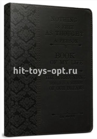 Ежедневник недатир.А5 160л.лин. КНИГА ЖИЗНИ-11 черн.кожзам тисн.