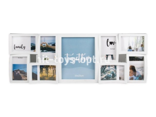 Фоторамка-коллаж (9 фото 10x15, 20x25) Лаконичность