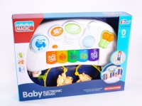 Музыкальное пианино на кроватку + 2 погремушки