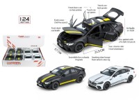 Машина металл перламутровая БМВ с полосками 8 в уп 22 см, цена за шт.