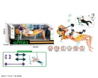 Кукла шарнирная спортсменка  размер 30*16