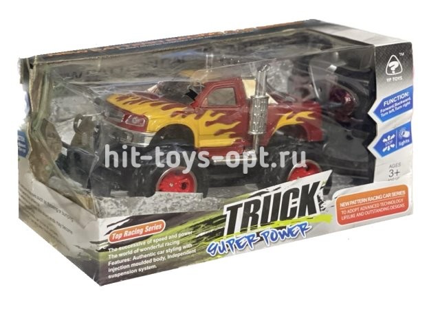 Машинка на р/у; ассорти цветов (34*17см; на батарейках; светящаяся; на п/у)