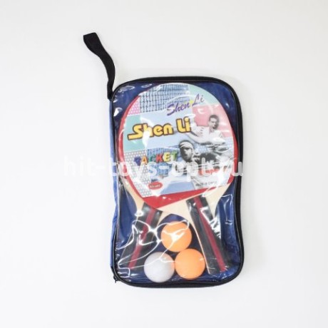 Набор для тенниса + 3 мячика (2 ракетки, 3 шарика)