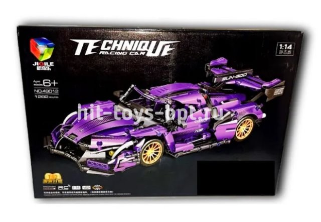 Конструктор Техника Фиолетовая машина 1282 дет