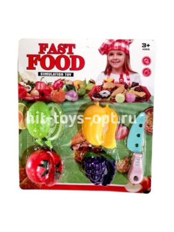 Овощи /фрукты на листе резать